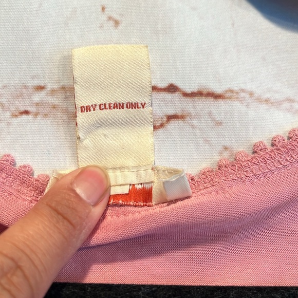 Sundance Dress Womens 8 Lilac Pink Lace overlay Sleeveless Lined Mini teaparty - Picture 9 of 9